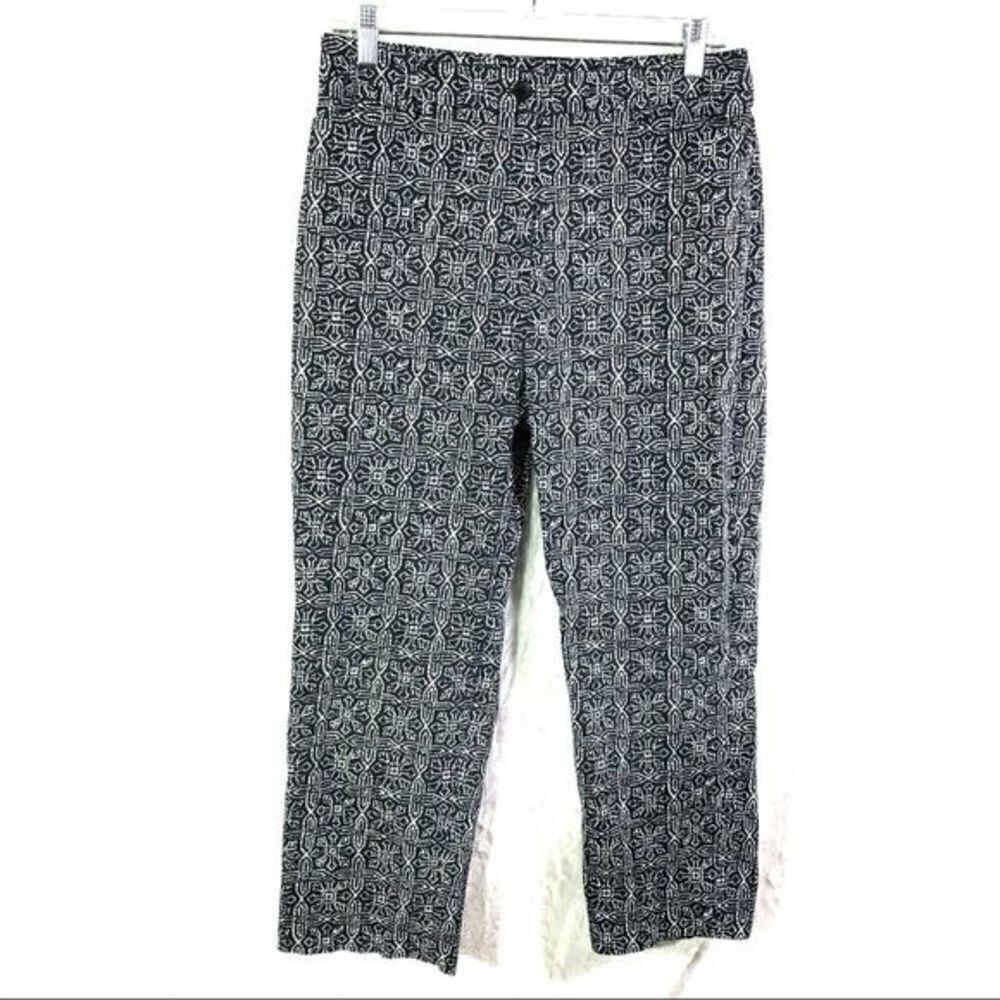 Jones New York signature black white trousers pant